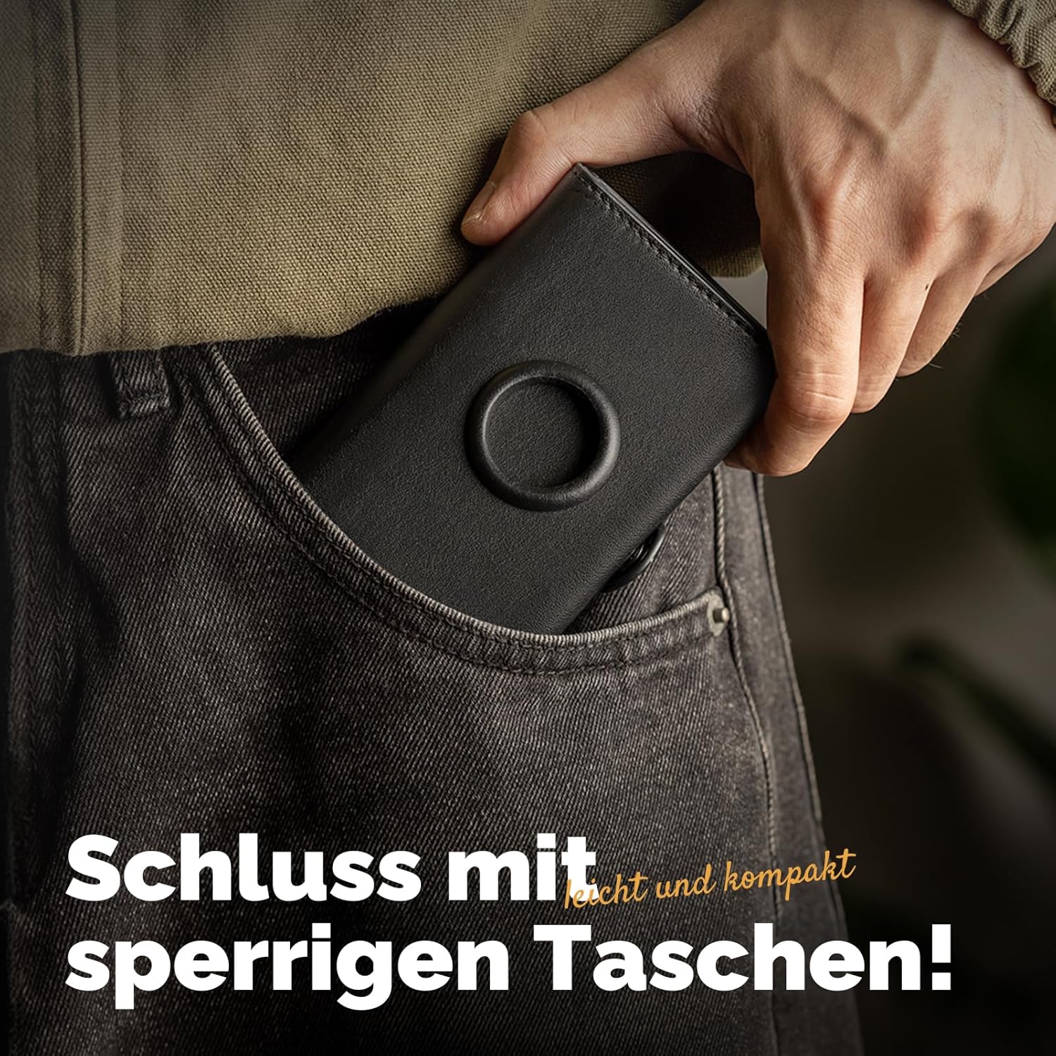 Thumbnail 4 de Manmaxim Geldbörse AirTag Slim Wallet 12 Karten