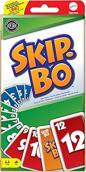 Detalle de Mattel Games UNO Skip-Bo 🎴 Juego de Cartas Divertido