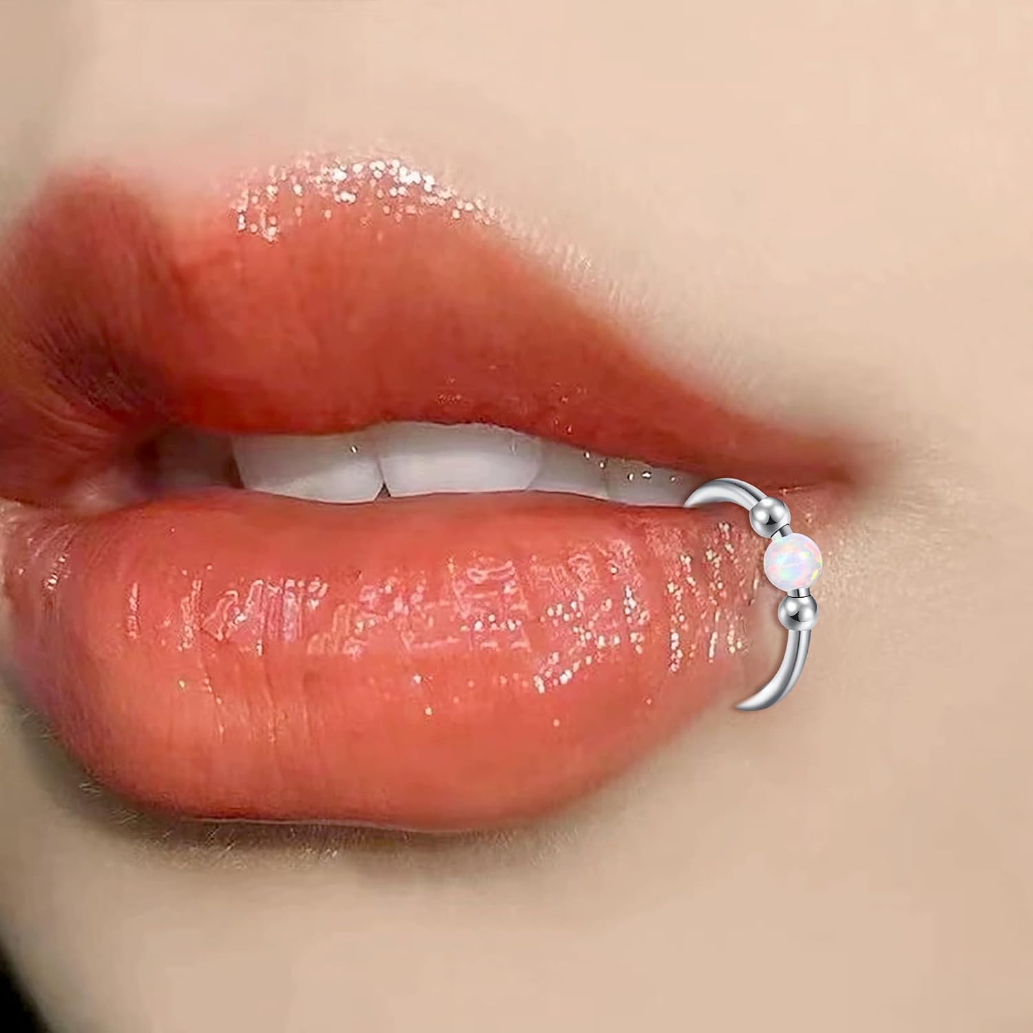 Thumbnail 4 de Nasenring Septum Clicker 4 Stück 16G 8 mm