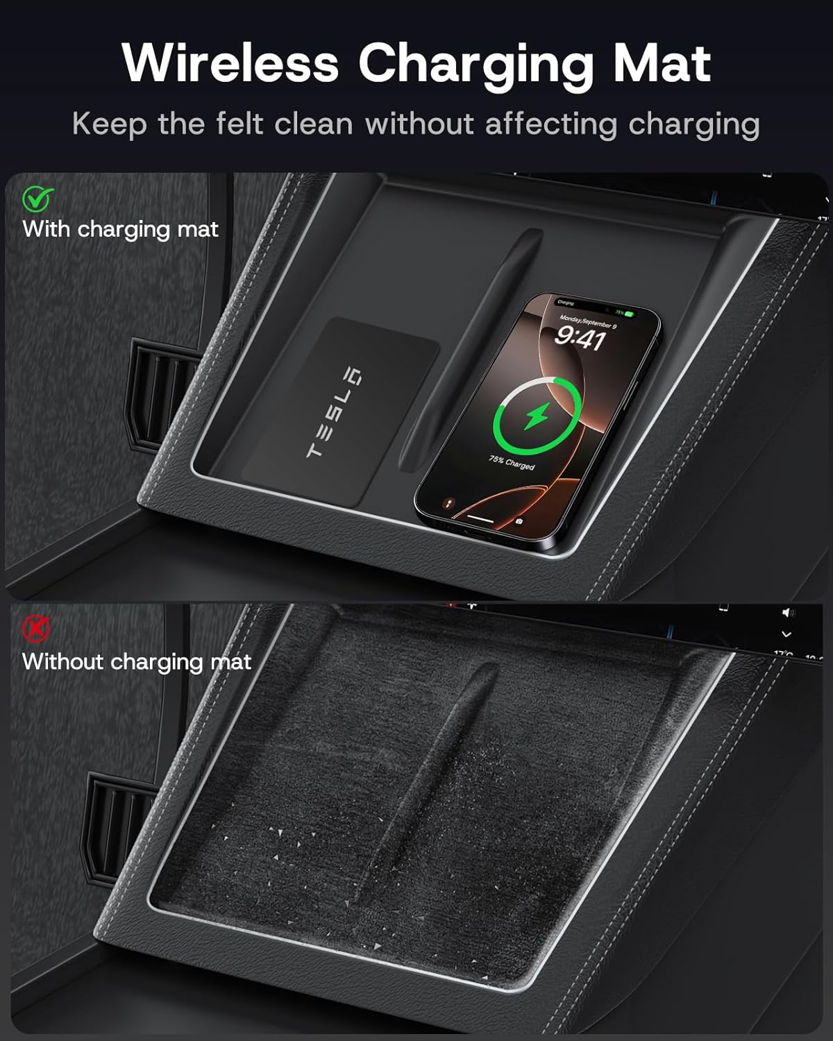 Thumbnail 5 de Center Console Organizer Tray for Tesla Model Y Juniper 2025