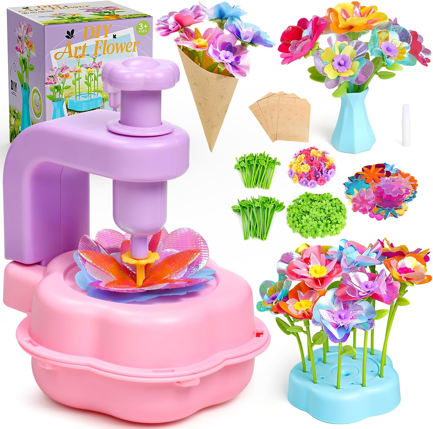 Detalle de Scvcid Fabric Bouquet Toy Set 120 Pieces