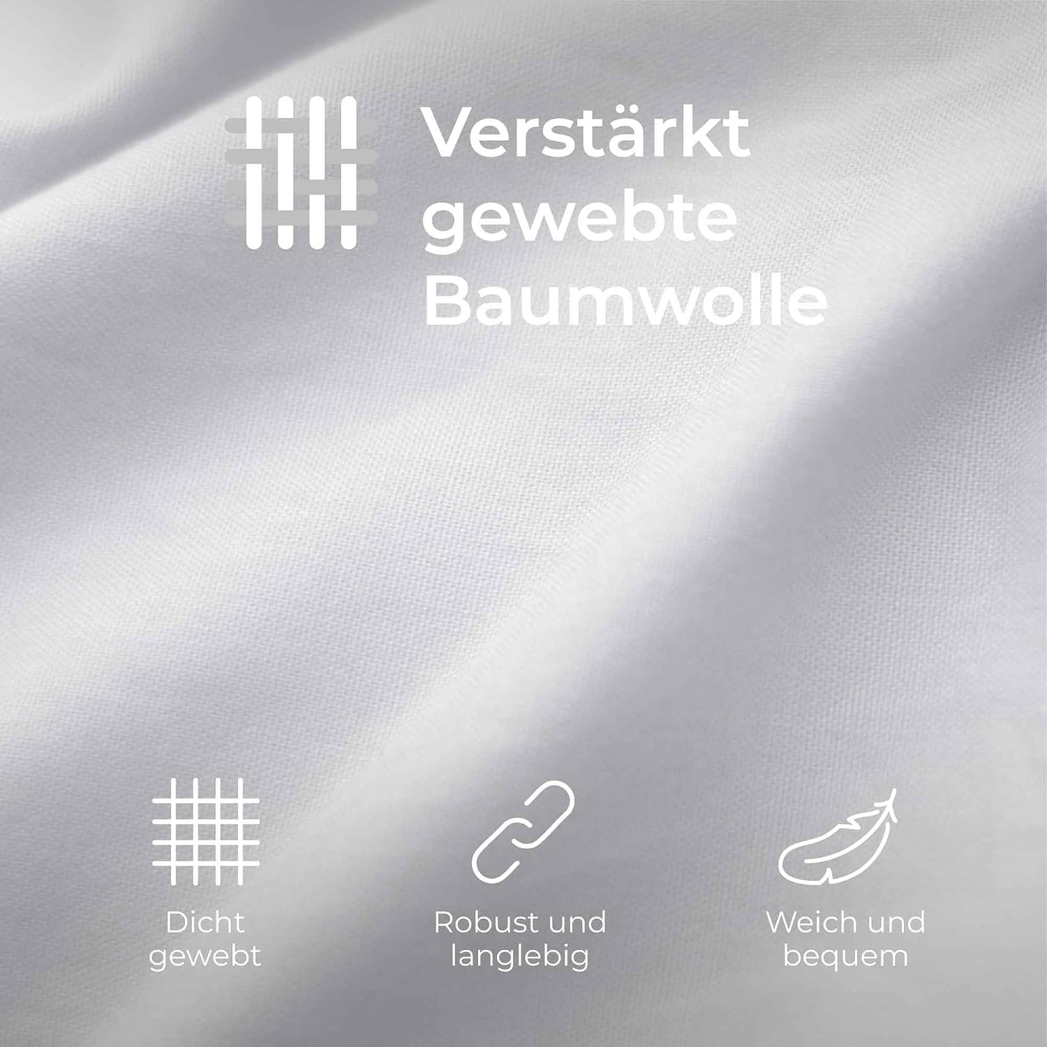 Thumbnail 3 de Kissenbezug 50x50 Baumwolle Renforcé, 2er-Set