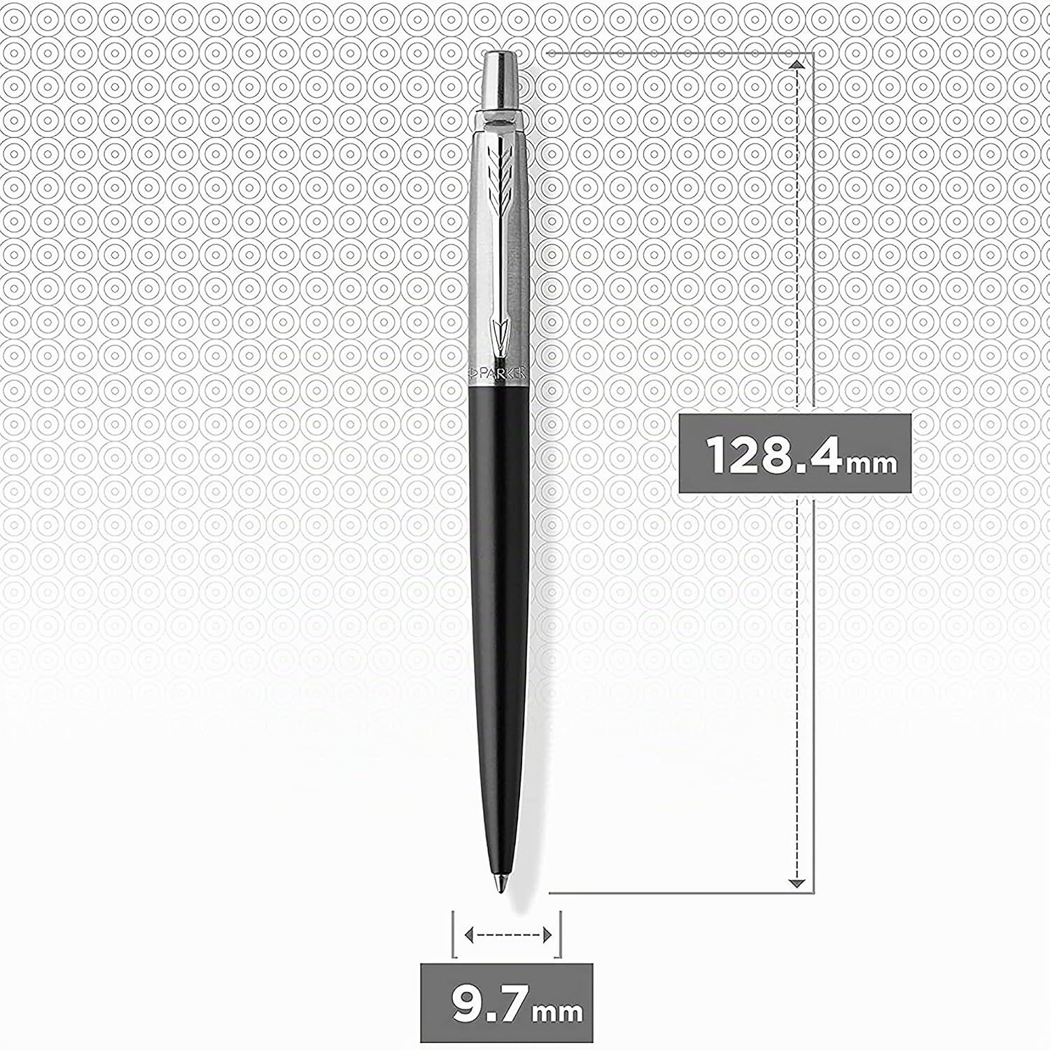 Thumbnail 6 de Parker Jotter Kugelschreiber Bond Street Black – Mittlere Spitze, Blaue Tinte, Geschenkbox