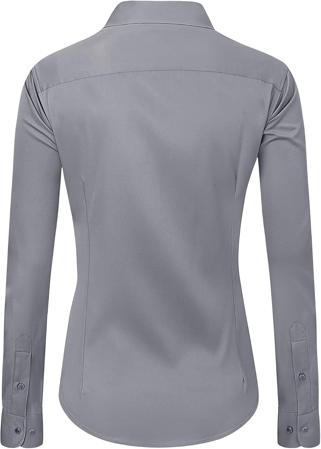 Detalle de J.VER Damen Bluse Casual Business mit Stretchanteil und Button-Down Kragen (Langarm)