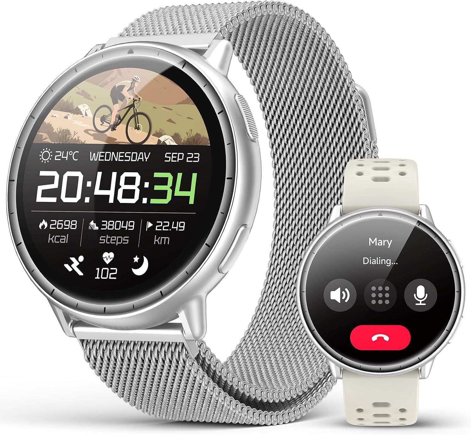 Detalle de GT1 Smart Watch with GPS, Heart Rate, SpO2 & 110 Sports Modes