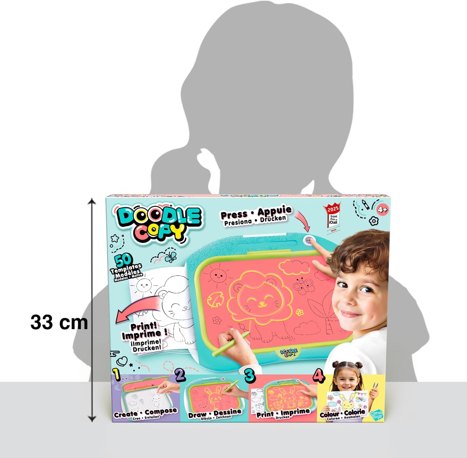 Thumbnail 4 de Canal Toys Tablette Enfant Doodle Copy pour Imprimer Ses Dessins – 50 modèles, kit complet