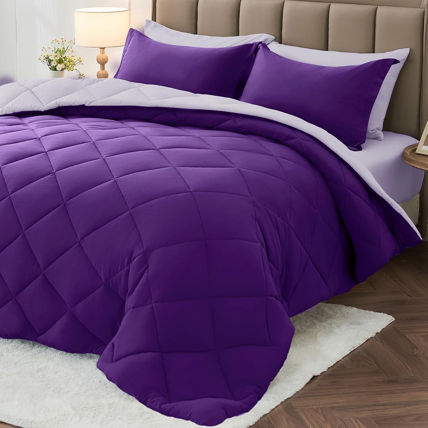 Detalle de Queen Comforter Set, 7-Piece