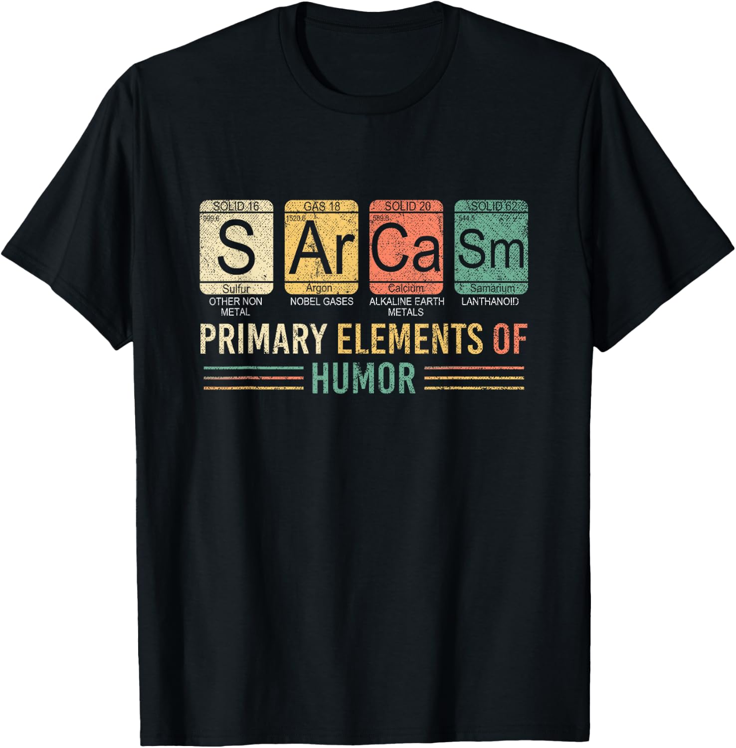Detalle de Humour Noir Scientifique – T-shirt Chemistre Sarcasme, manche mi-longue