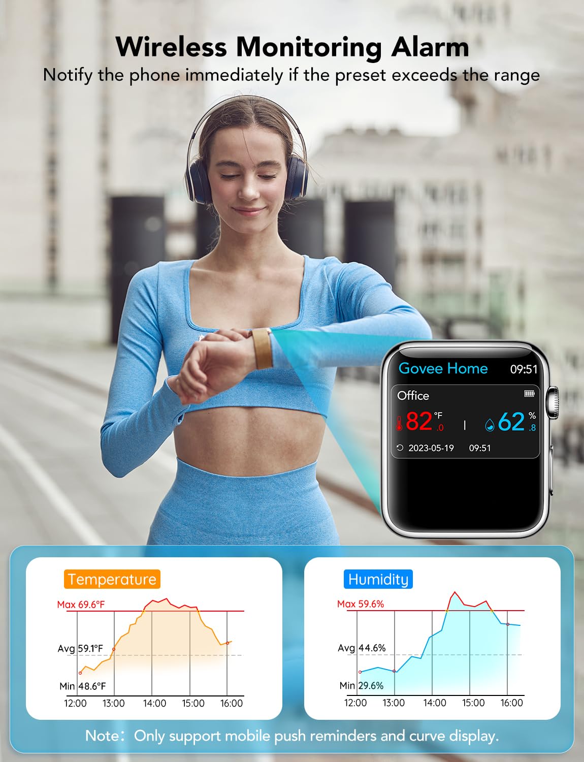 Thumbnail 5 de GoveeLife WiFi Thermometer Hygrometer with Electronic Ink Display
