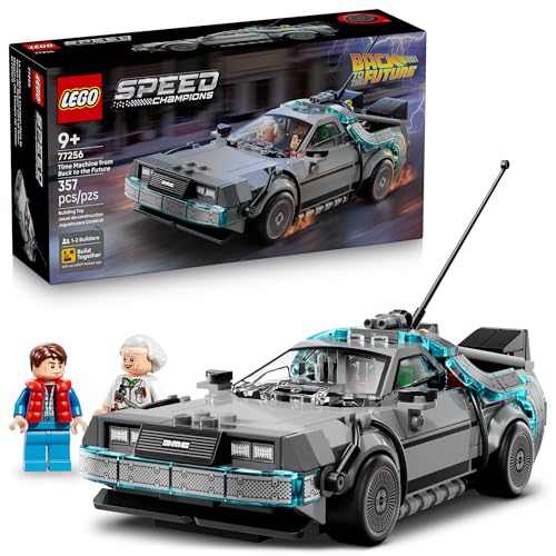 Detalle de LEGO Speed Champions Time Machine (77256) from Back to the Future — Dual Build Modes