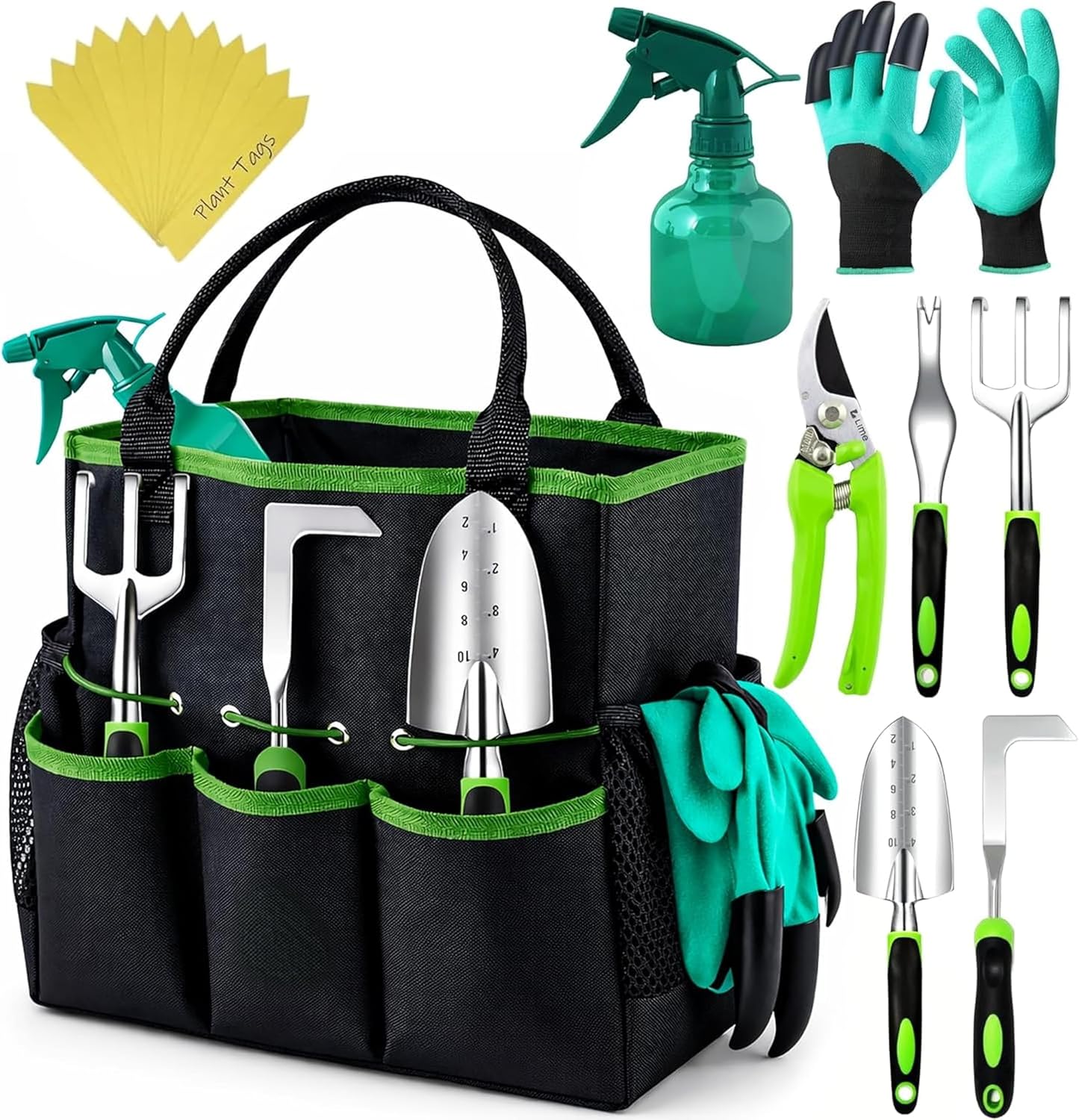Detalle de Craft911 GrowItGTS002 23-Piece Garden Tool Set with Aluminum Alloy Tools