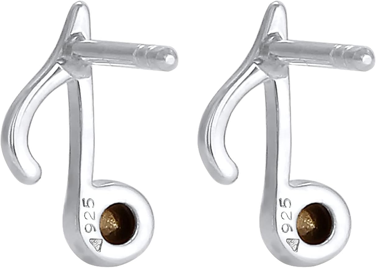 Thumbnail 3 de Elli Ohrstecker Note Kristalle 925 Silber