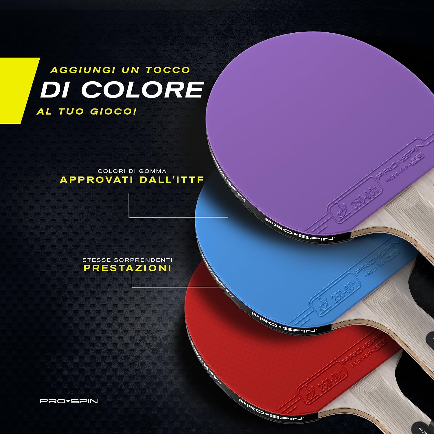 Thumbnail 4 de PRO-SPIN Racchetta ping pong in fibra di carbonio 7 strati
