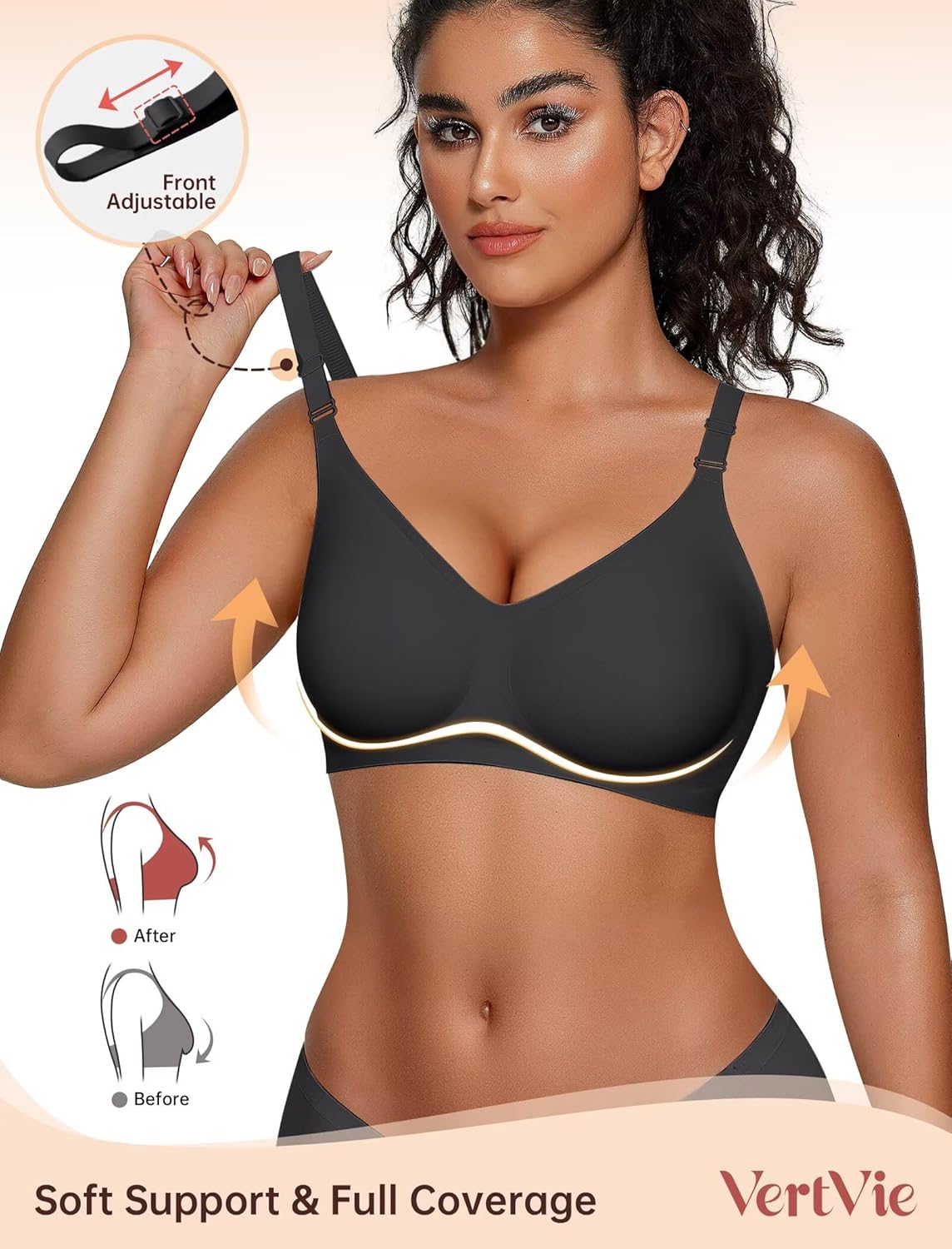 Detalle 2 de Vertvie Wireless Jelly Bra