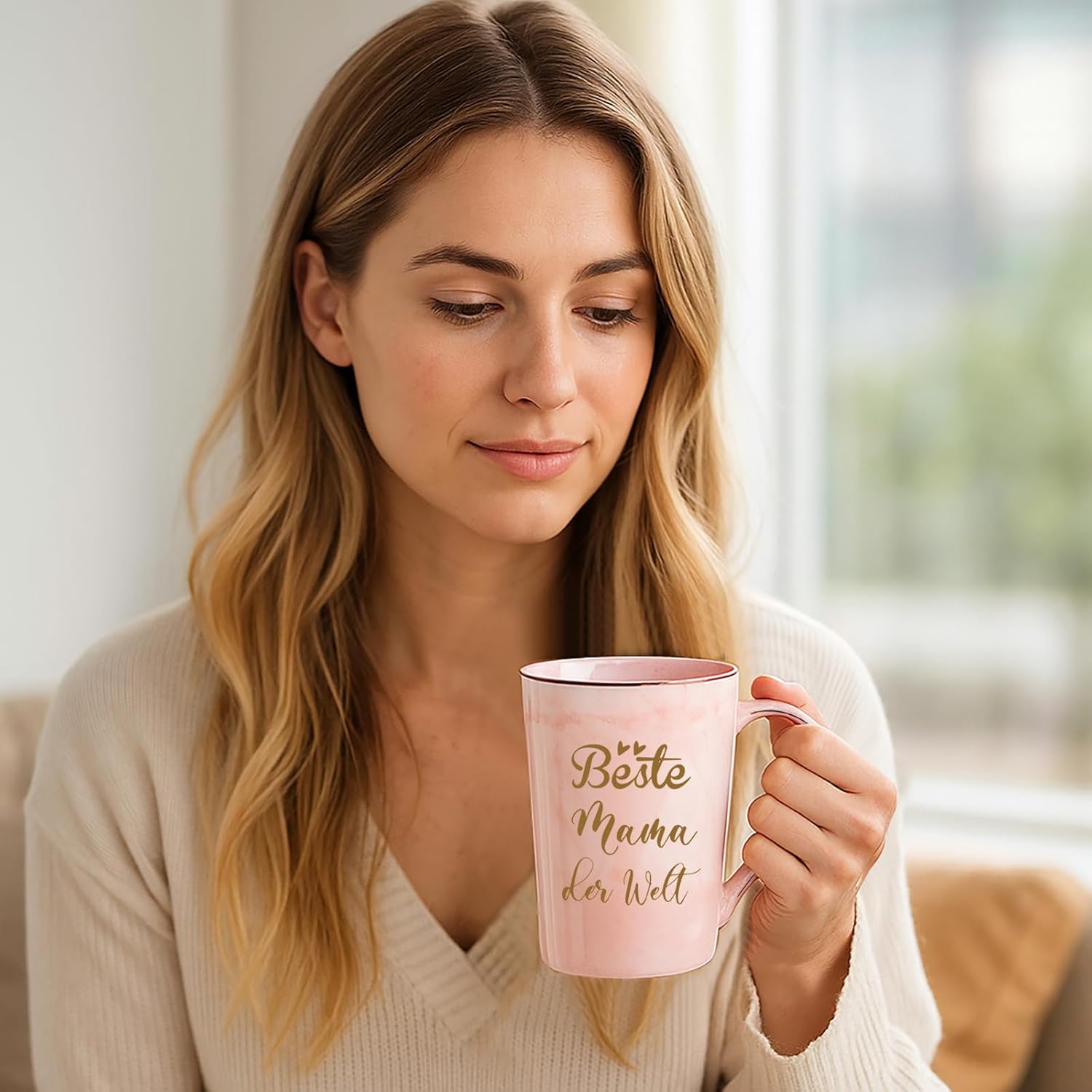 Thumbnail 6 de Verdaxis Kaffeetasse „Beste Mama der Welt“ (400 ml) – Geschenk für Muttertag, Geburtstag & Weihnachten