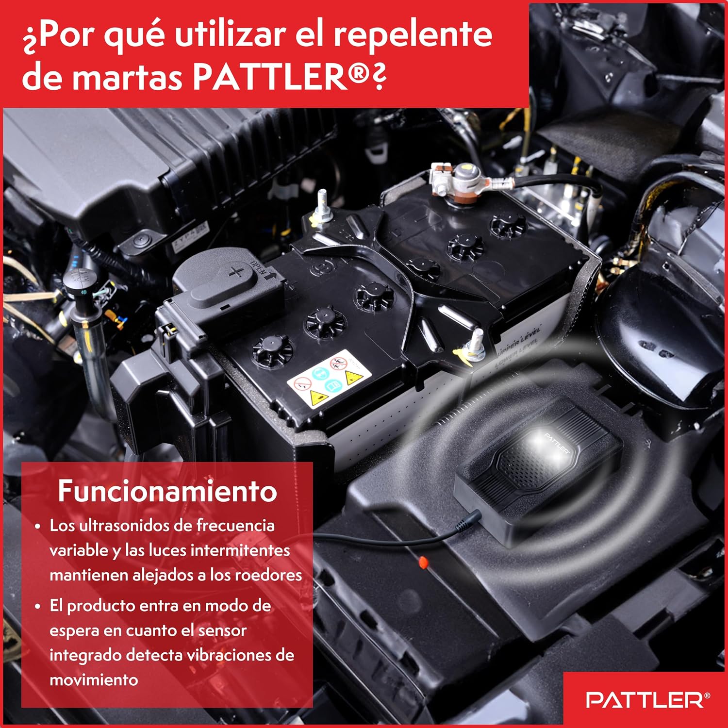 Thumbnail 4 de PATTLER Repelente de roedores para coche 40 m²