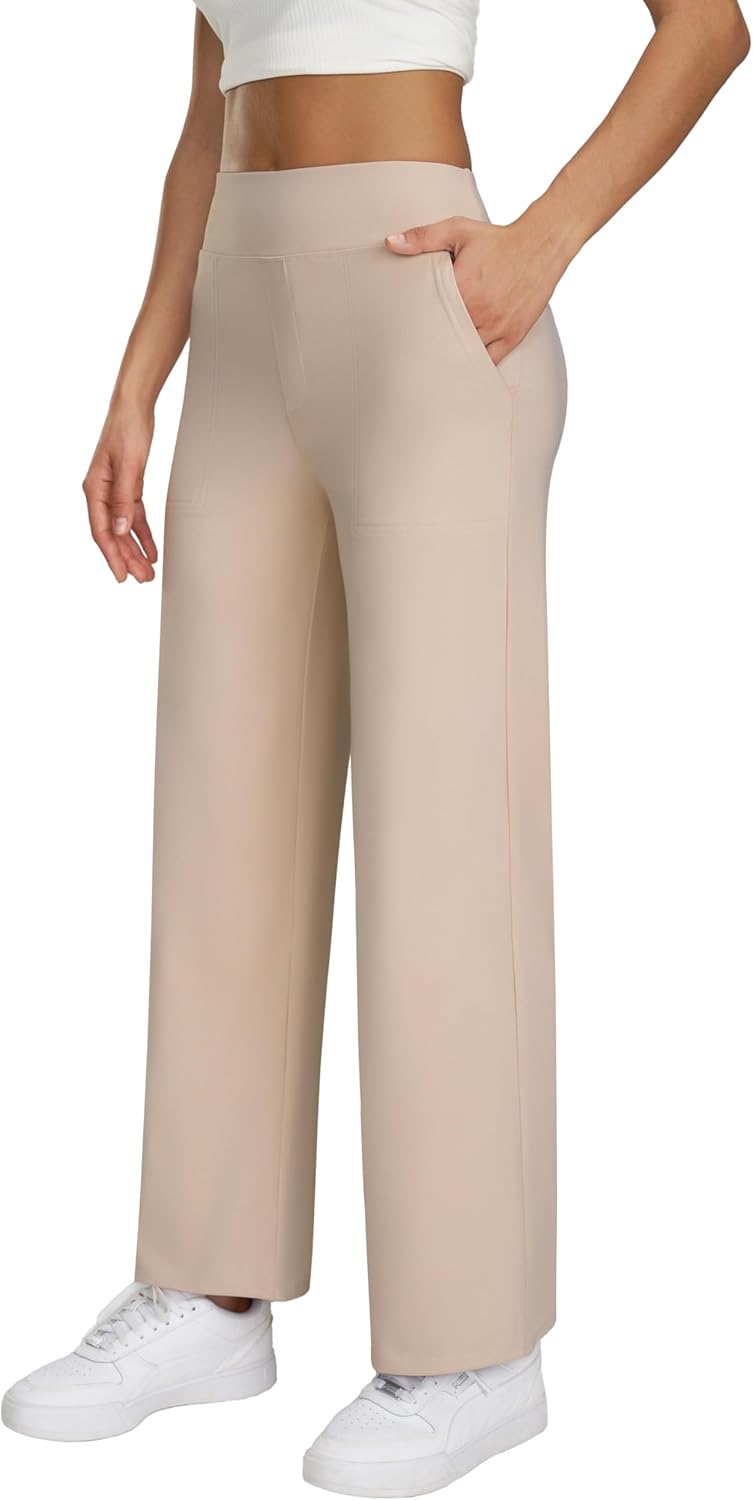 Thumbnail 6 de USAU PUP Wide Leg Yoga Pants with Pockets for Women – High Waisted, All-Day Comfort