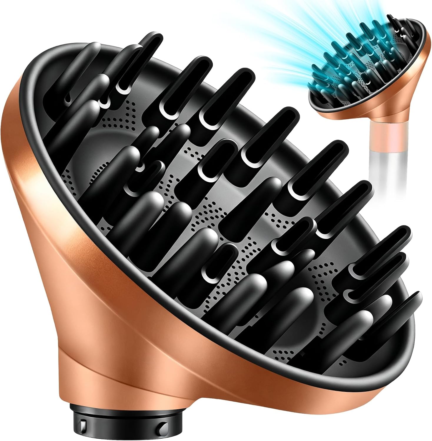 Detalle de Chuancheng diffusorfäste för Dyson Airwrap, uppgraderat i guld