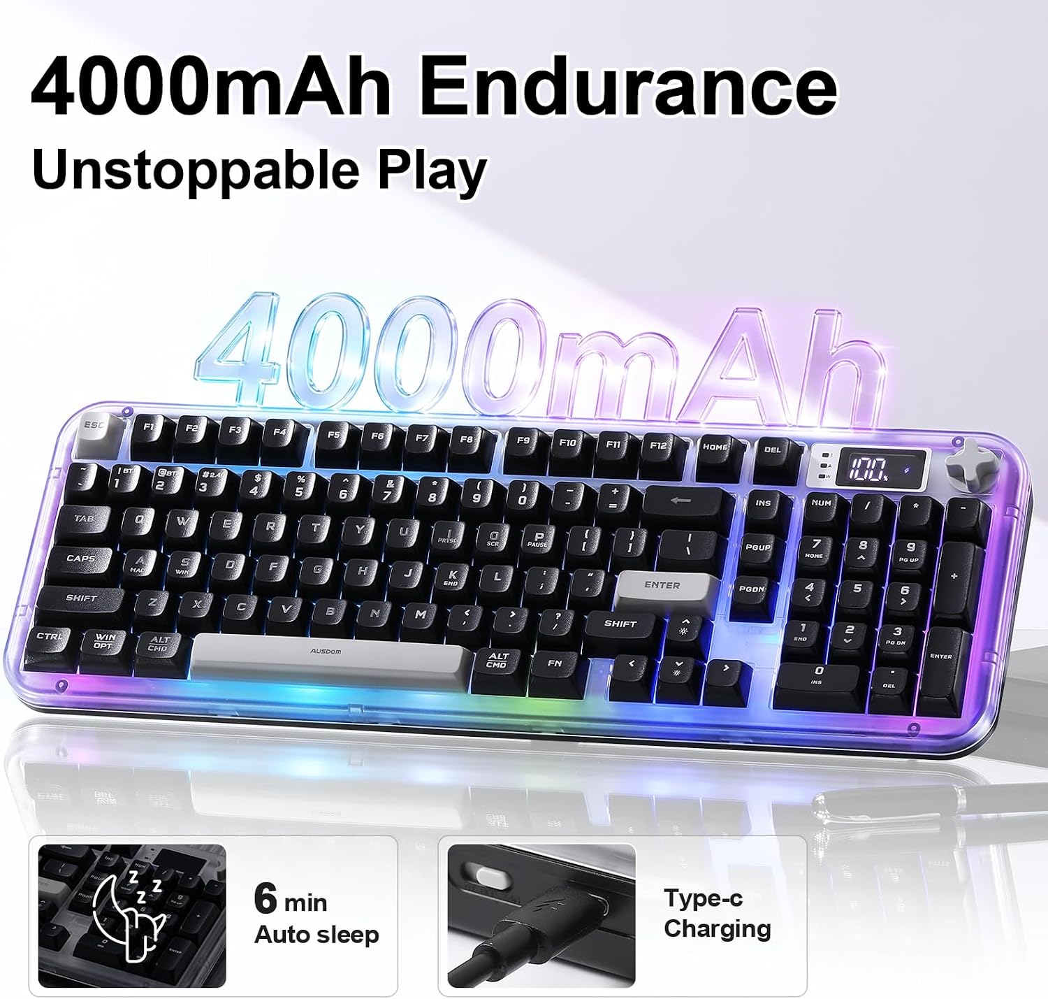 Thumbnail 3 de MIKIBY Ajazz AK650 65% Keyboard ⌨
