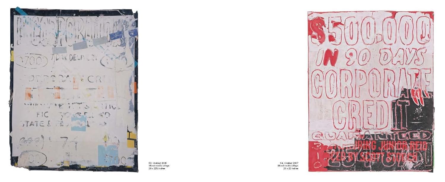 Detalle de Mark Bradford: Merchant Posters Hardcover Art Book, First Edition