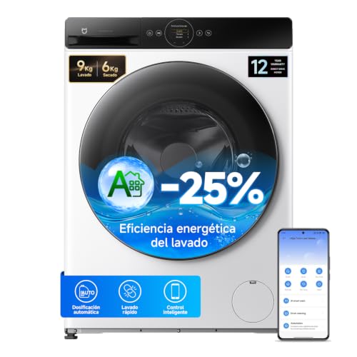 Detalle de XIAOMI Mijia Front Load Washer Dryer Pro 9 kg / 6 kg: lavado eficiente con tambor extra grande