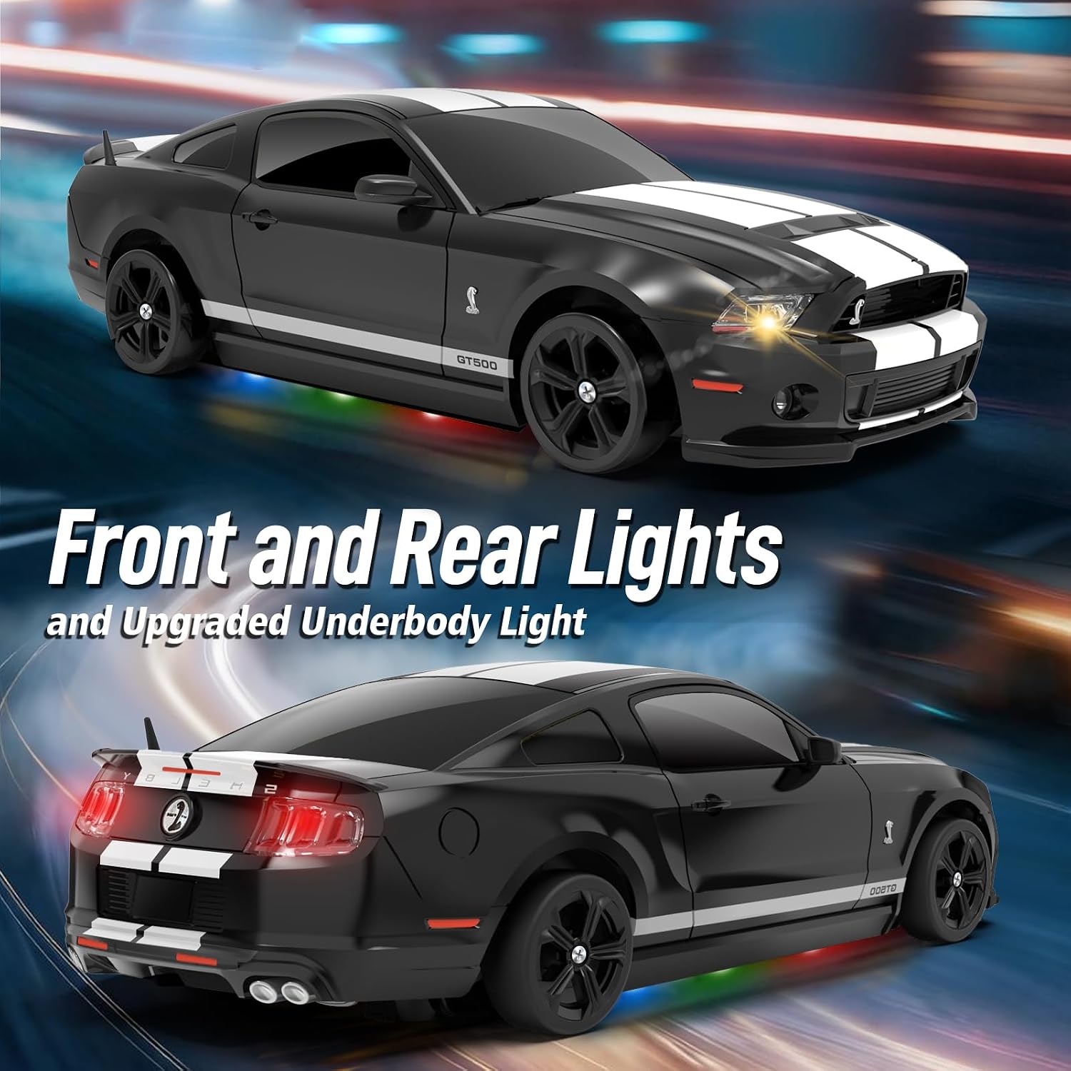 Thumbnail 3 de YONCHER RC Drift Auto Ford Mustang GT500