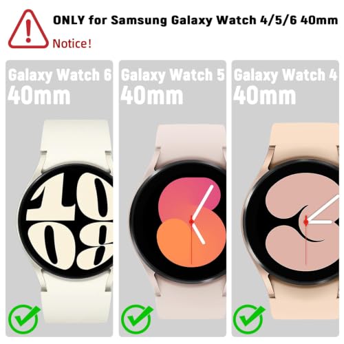 Thumbnail 7 de SPGUARD 4-Stück Schutzfolie 40 mm für Samsung Galaxy Watch 7/8/FE/6/5/4 – Panzerglas Displayschutz