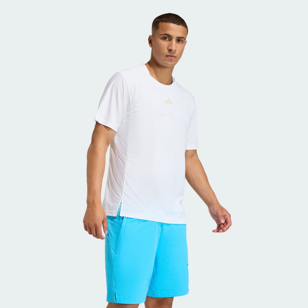 Detalle de Camiseta Climacool 3D de Adidas — color Blanco