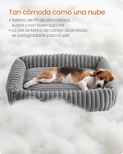Detalle de Feandrea Cama para Perros Ortopédica Mediana 91 x 68 x 20 cm