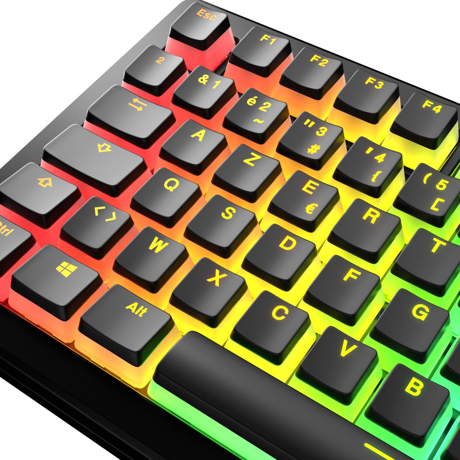 Thumbnail 4 de Glorious GPBT Aura RGB Touches 60% ⌨