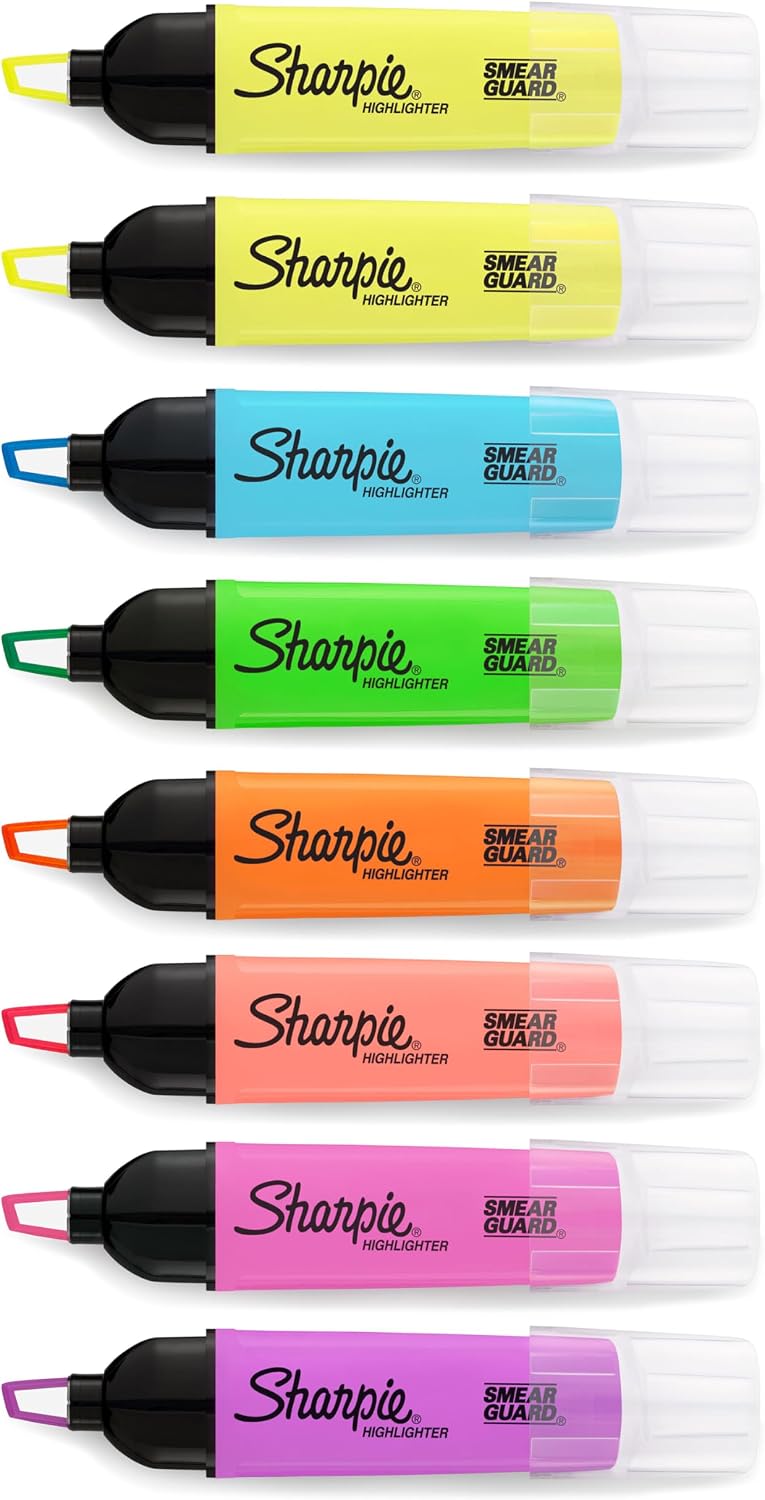 Thumbnail 6 de Sharpie Clear View highlighters 8 pack