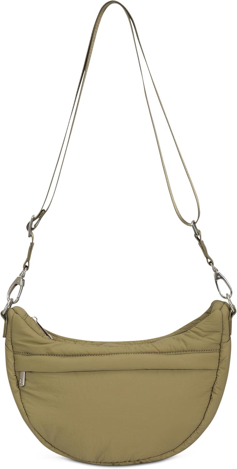 Thumbnail 3 de Expatrié Vivy – sac bandoulière femme demi-lune Crescent (crossbody) en nylon imperméable