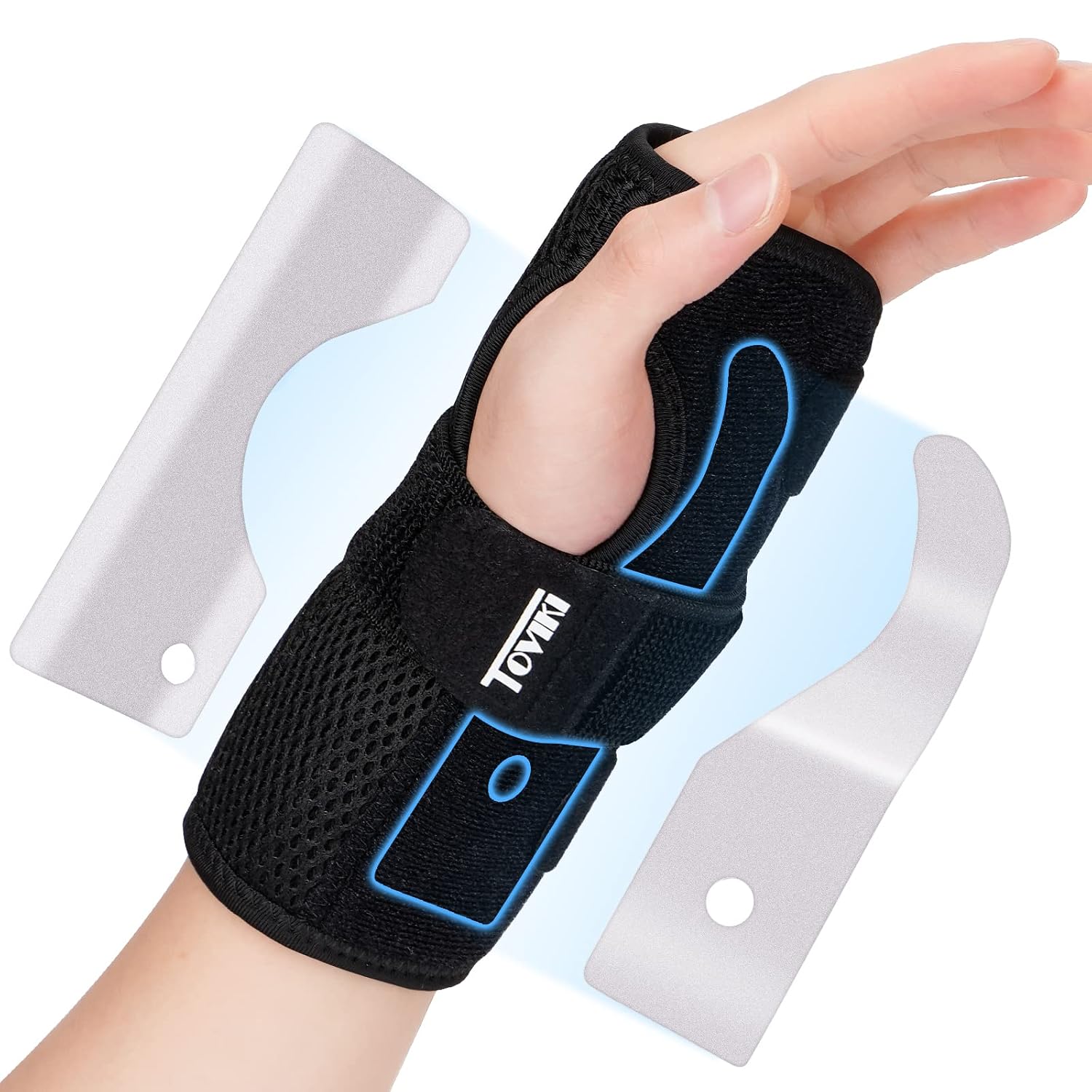 Detalle de TOVIKI Muñequera Tendinitis con 2 férulas