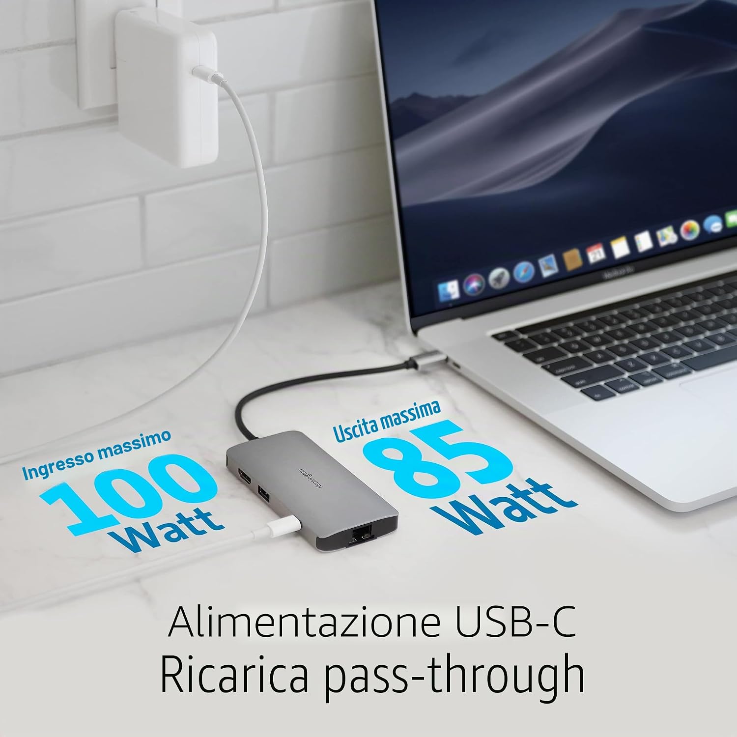 Thumbnail 6 de Kensington UH1400P: Dock universale USB-C 8‑in‑1 driverless, 85 W, 4K60, SD/SDXC 3.0, USB‑A e USB‑C