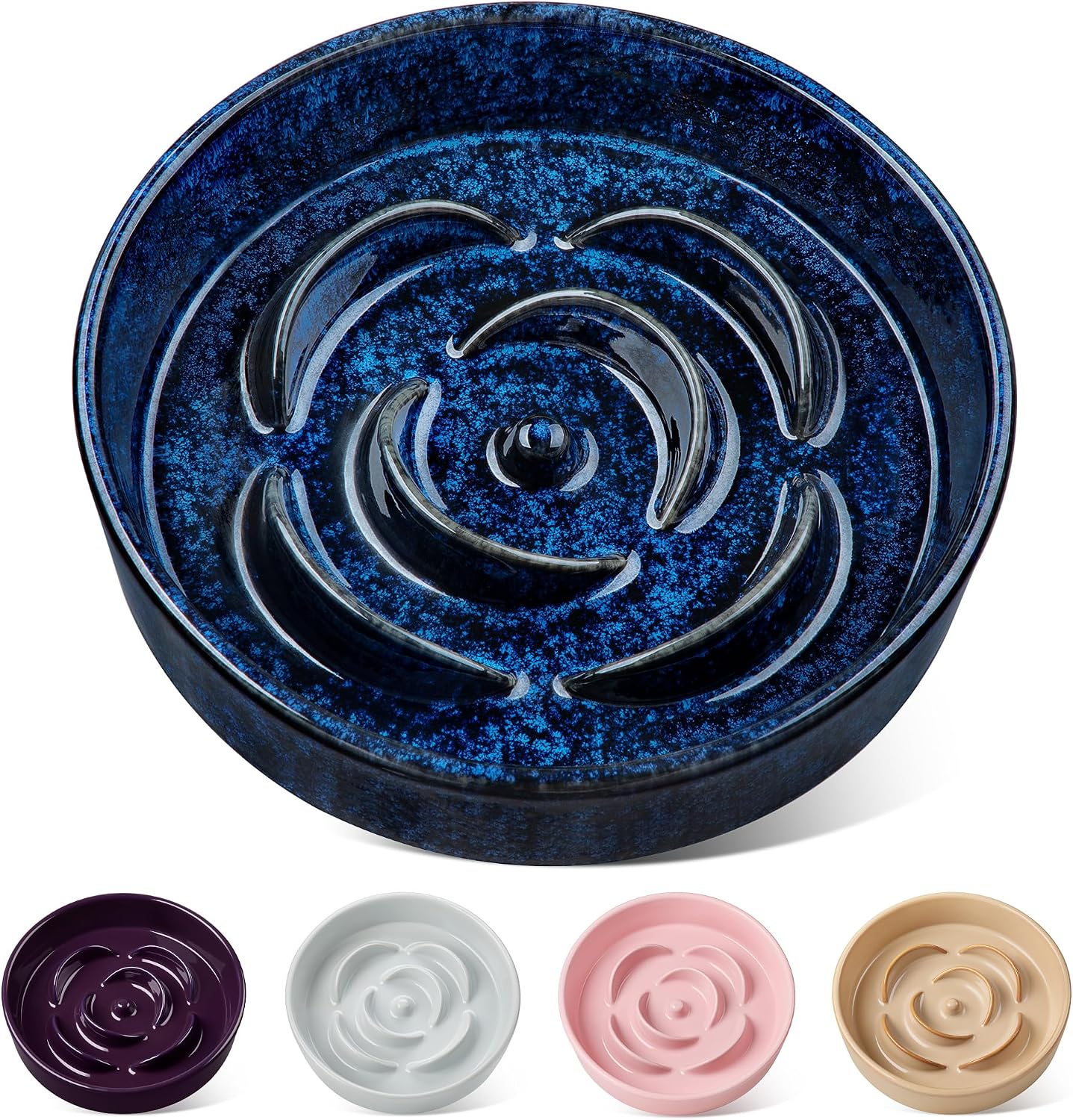 Detalle de vancasso Flower slow feeder bowl 960ml