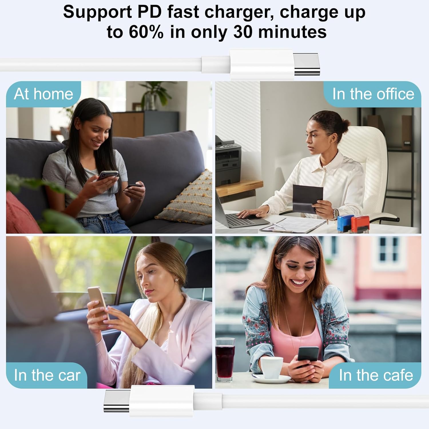 Thumbnail 1 de iPhone 16 Charger Cable and Plug 20W ⚡📱