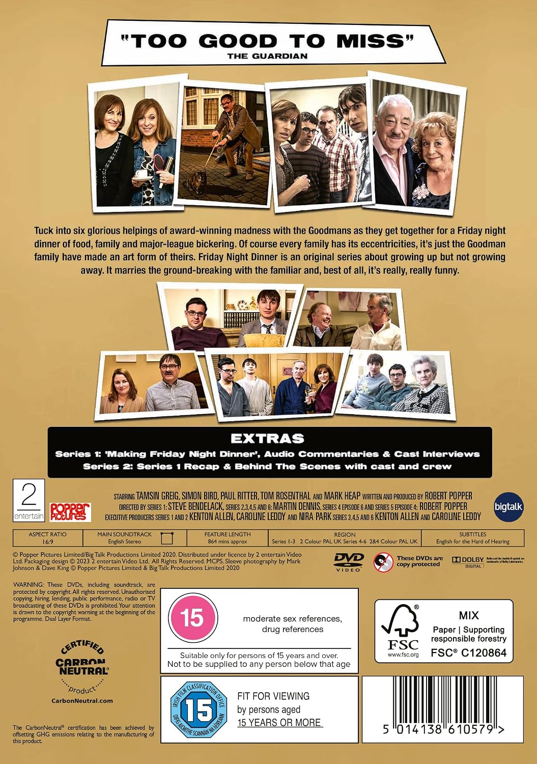 Detalle 2 de Friday Night Dinner Complete Collection DVD ๐