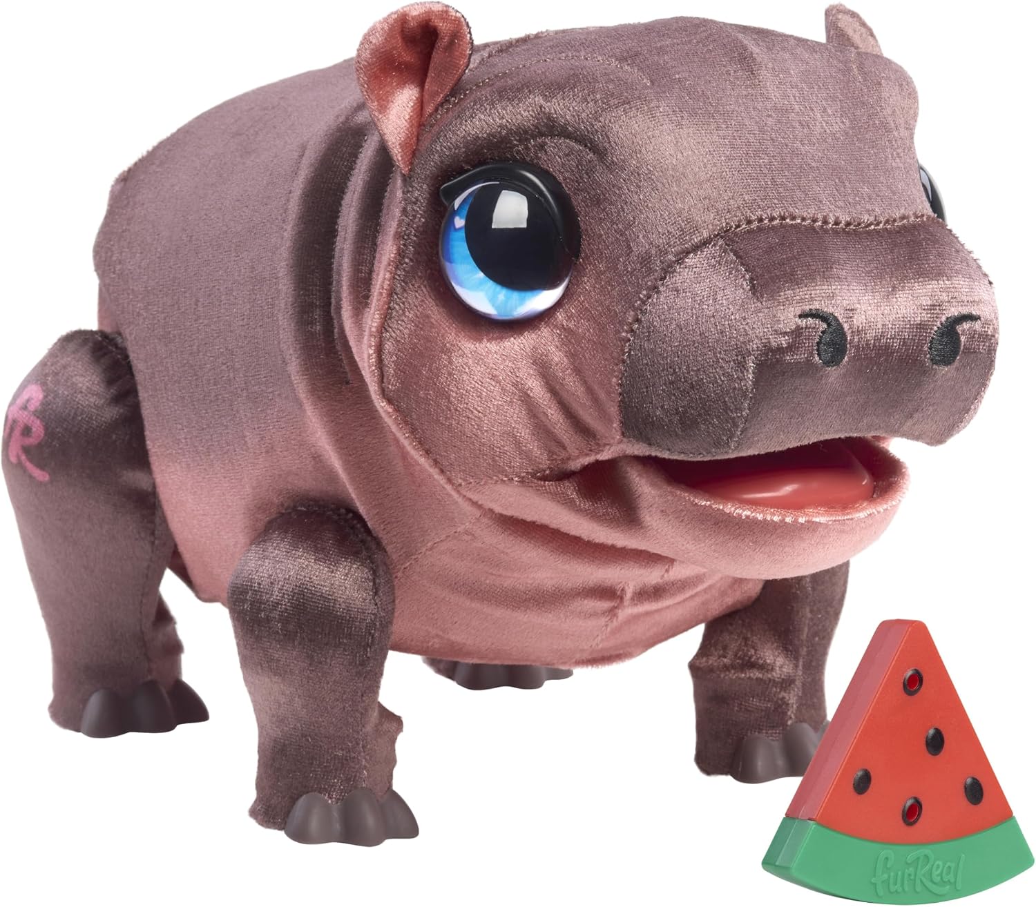 Detalle de FurReal Sally The Silly Hippo 9‑inch interactive plush