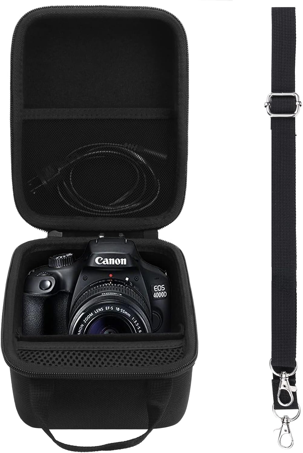Detalle de co2CREA Hard Travel Case Cover Case for Canon EOS 4000D