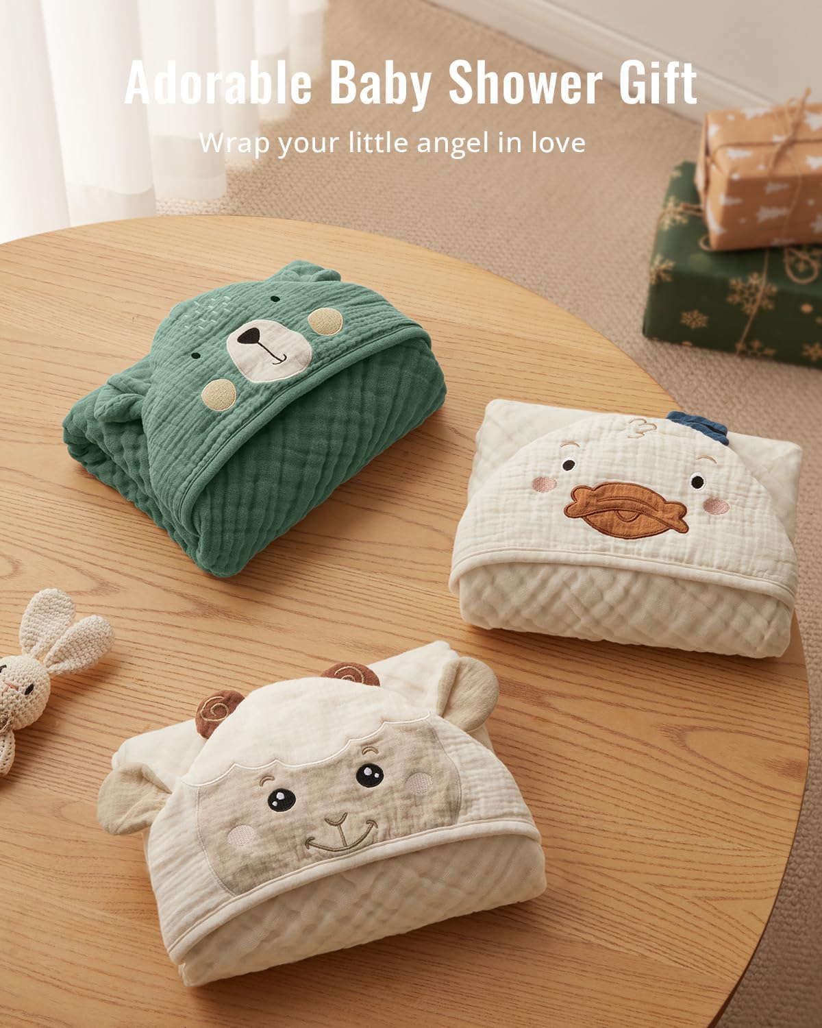 Thumbnail 6 de Blissful Diary Muslin Baby Hooded Towel 32