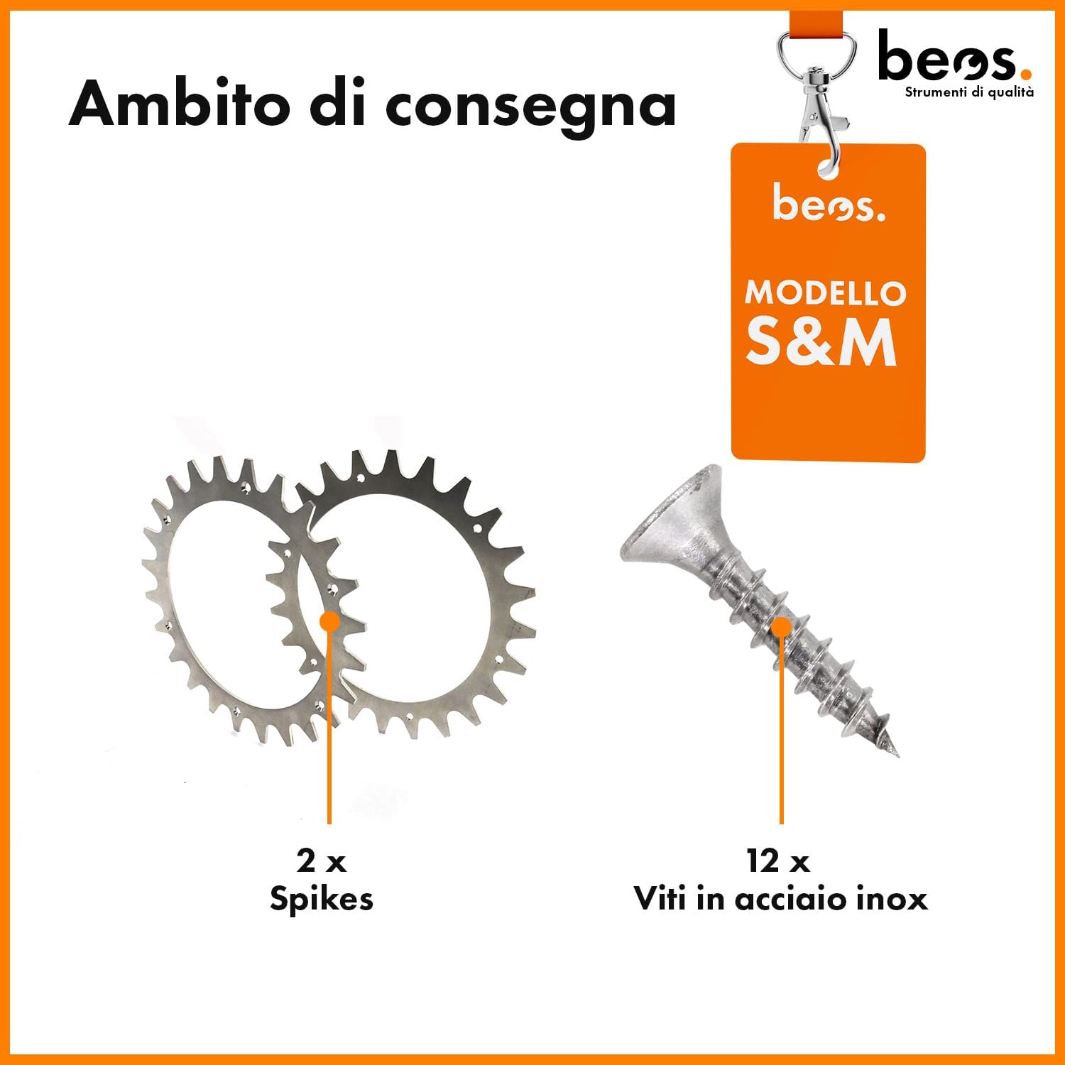 Thumbnail 4 de BEOS: punte in acciaio inox per Worx Landroid S/M – migliorano la trazione e la finitura