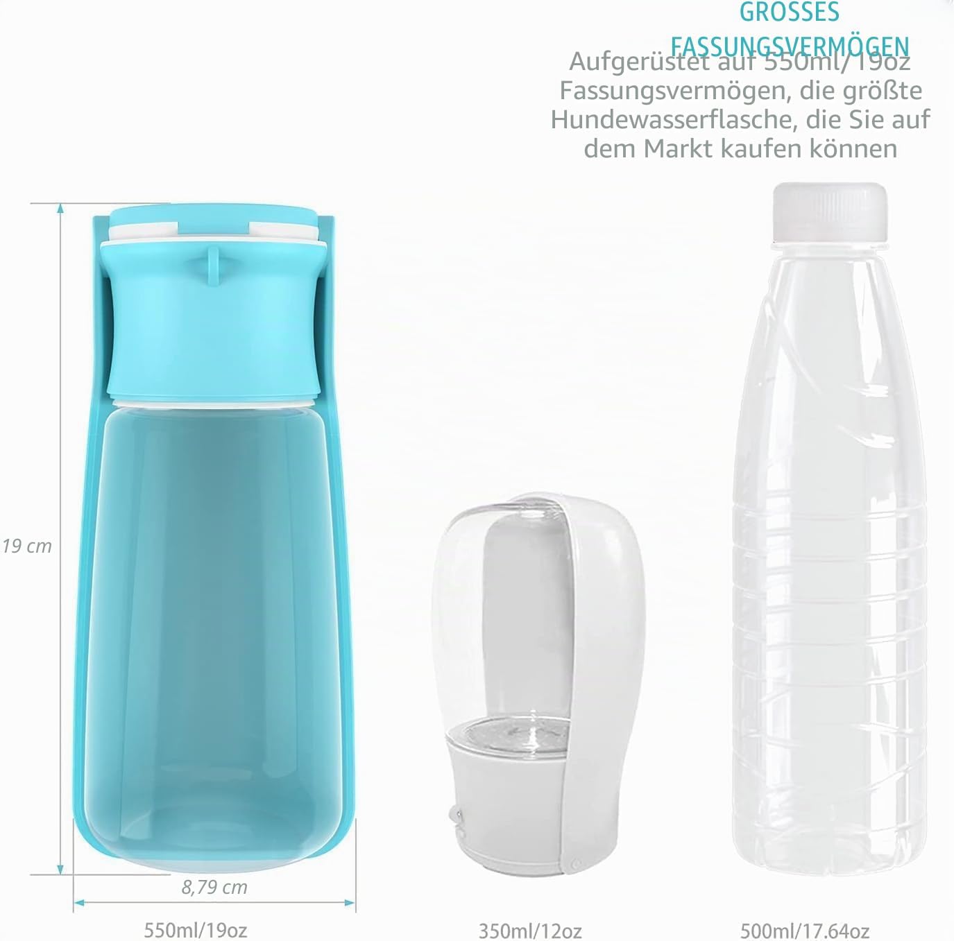 Detalle 2 de Trinkflasche Hunde 550ml
