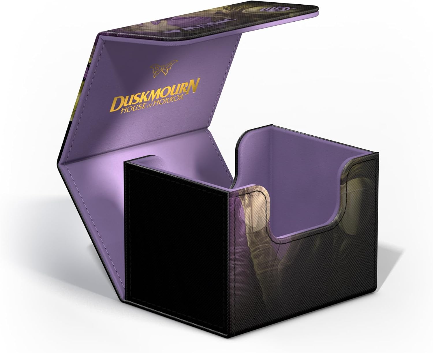 Detalle de Ultimate Guard Sidewinder 100+ Xenoskin – pudełko MTG Duskmourn, Niko