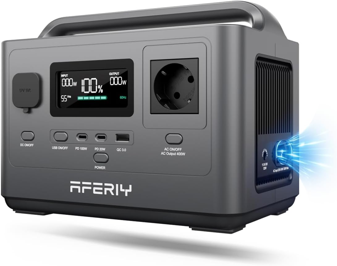 Detalle de AFERIY AF-P040 Powerstation 256Wh 🔌