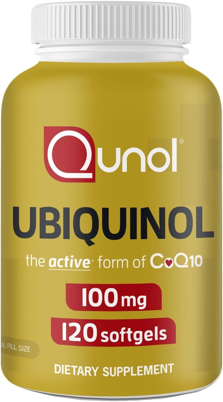Detalle de Qunol 898440001776 Ubiquinol CoQ10 Softgels, 100 mg