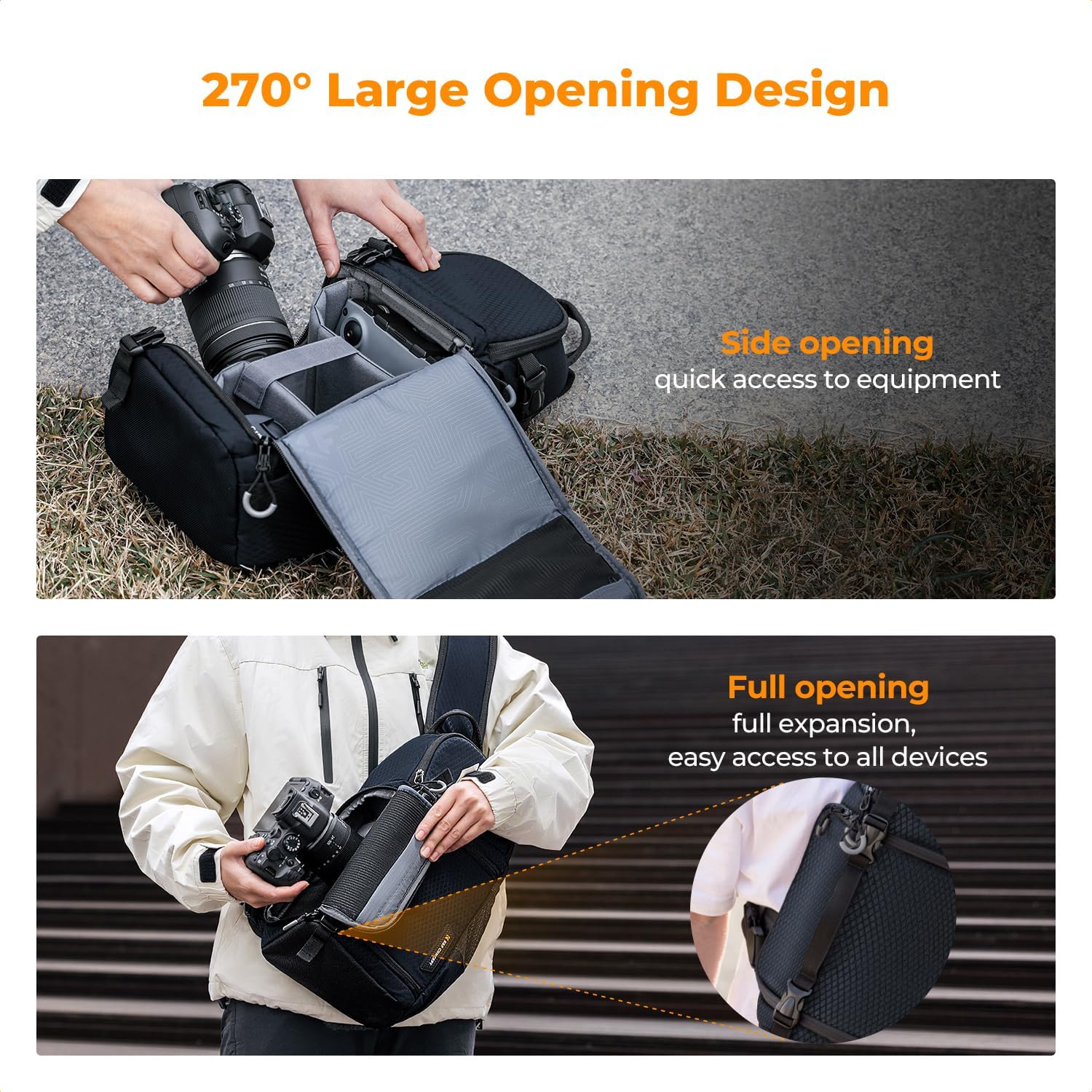 Thumbnail 4 de K&F Concept Camera Sling Bag waterproof for DSLR