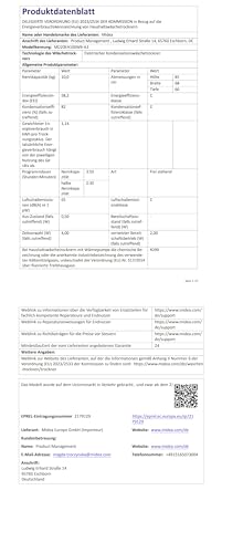 Thumbnail 8 de Midea MD20EH100WB-A3 Wärmepumpentrockner – 10 kg, A+++, UV Hygiene, Knitterschutz, Woolcare, Auto Dry, Fernsteuerung