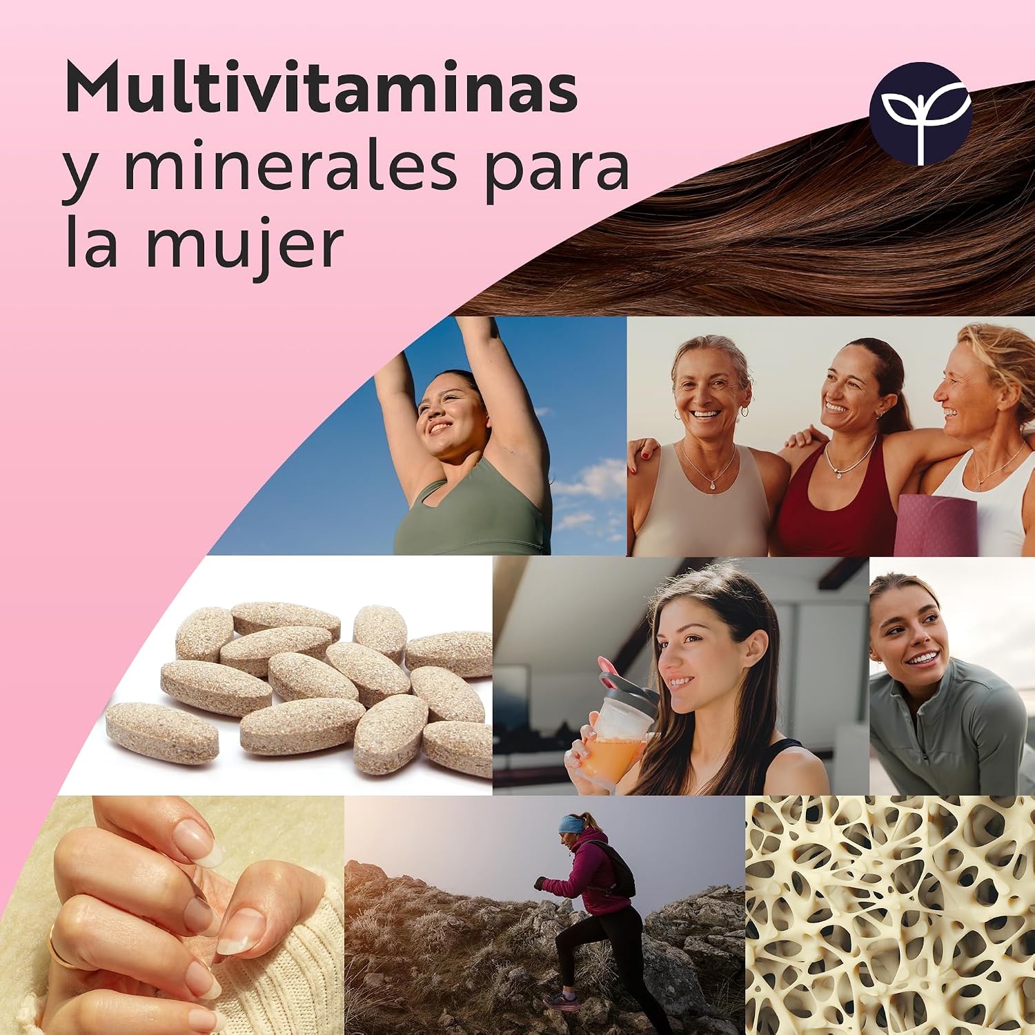 Detalle de Nutravita Multivitaminas Mujer 180 tabletas