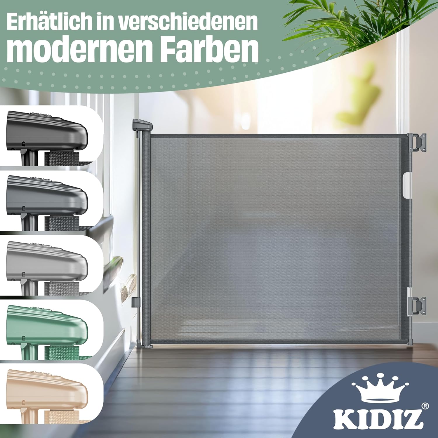 Thumbnail 6 de KIDIZ Treppenschutzgitter 0–180 cm
