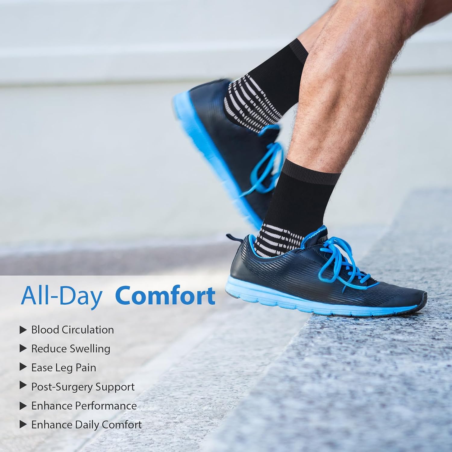 Thumbnail 5 de IRAMY Crew Compression Socks